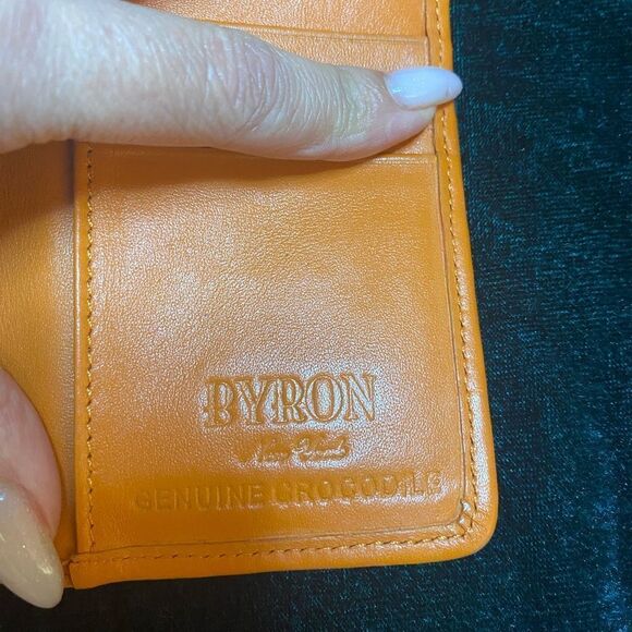 Byron New York genuine crocodile skin wallet - Picture 8 of 10